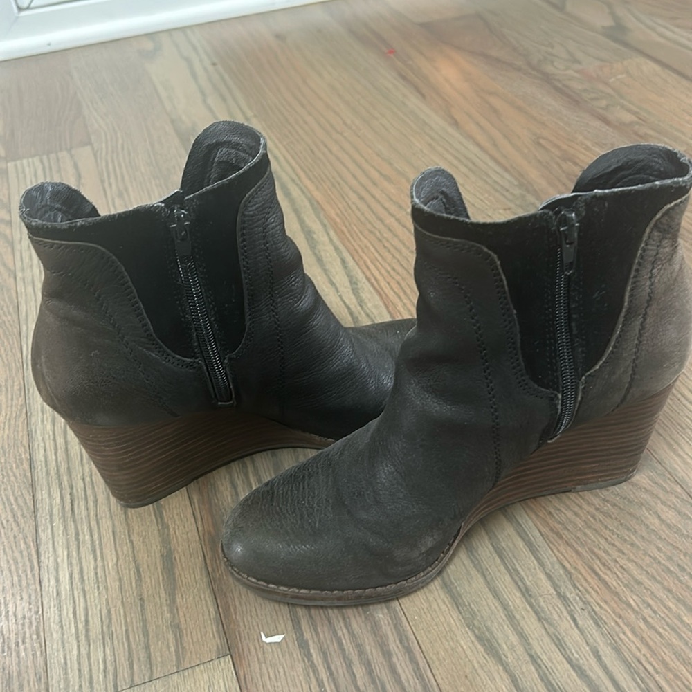 Lucky Brand Wedge Booties